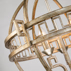 Lemuria 3-Light Globe Pendant (Distressed Gold)