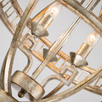 Lemuria 3-Light Globe Pendant (Distressed Gold)
