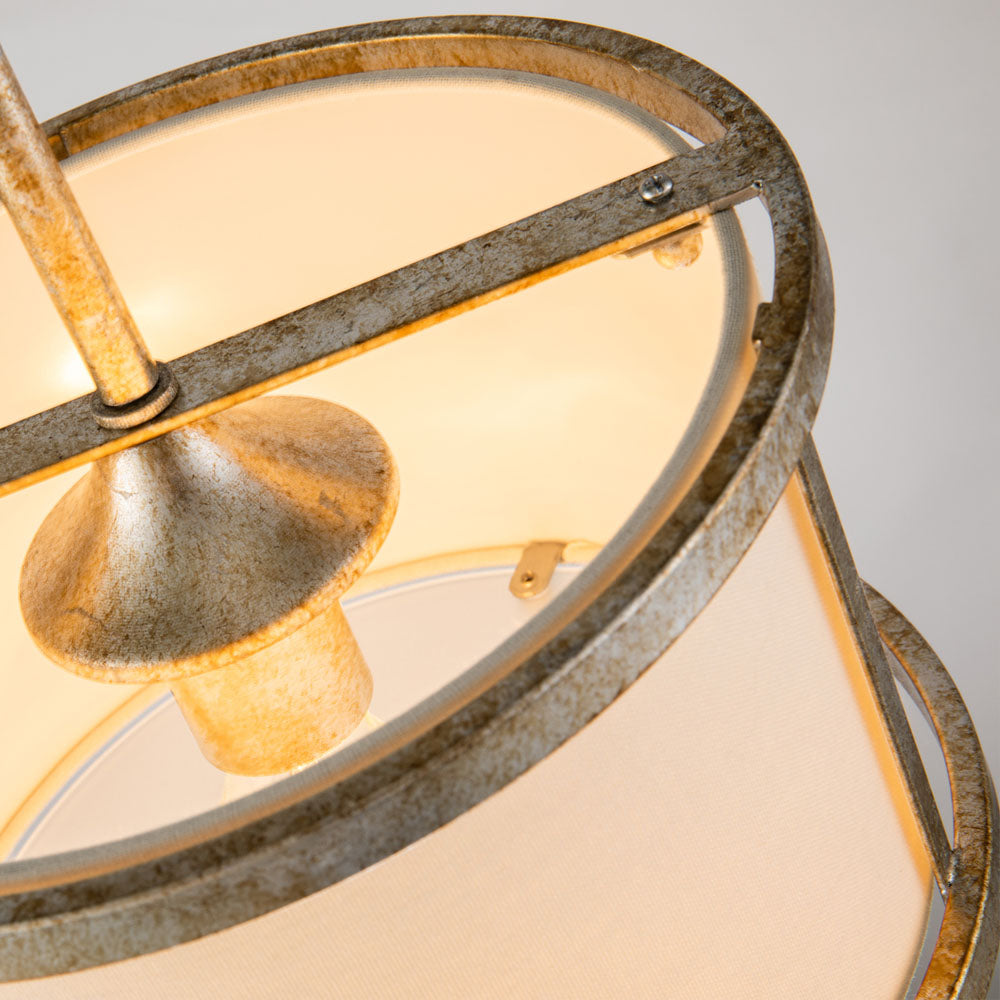 Lemuria 1-Light Adjustable Pendant (Distressed Gold)