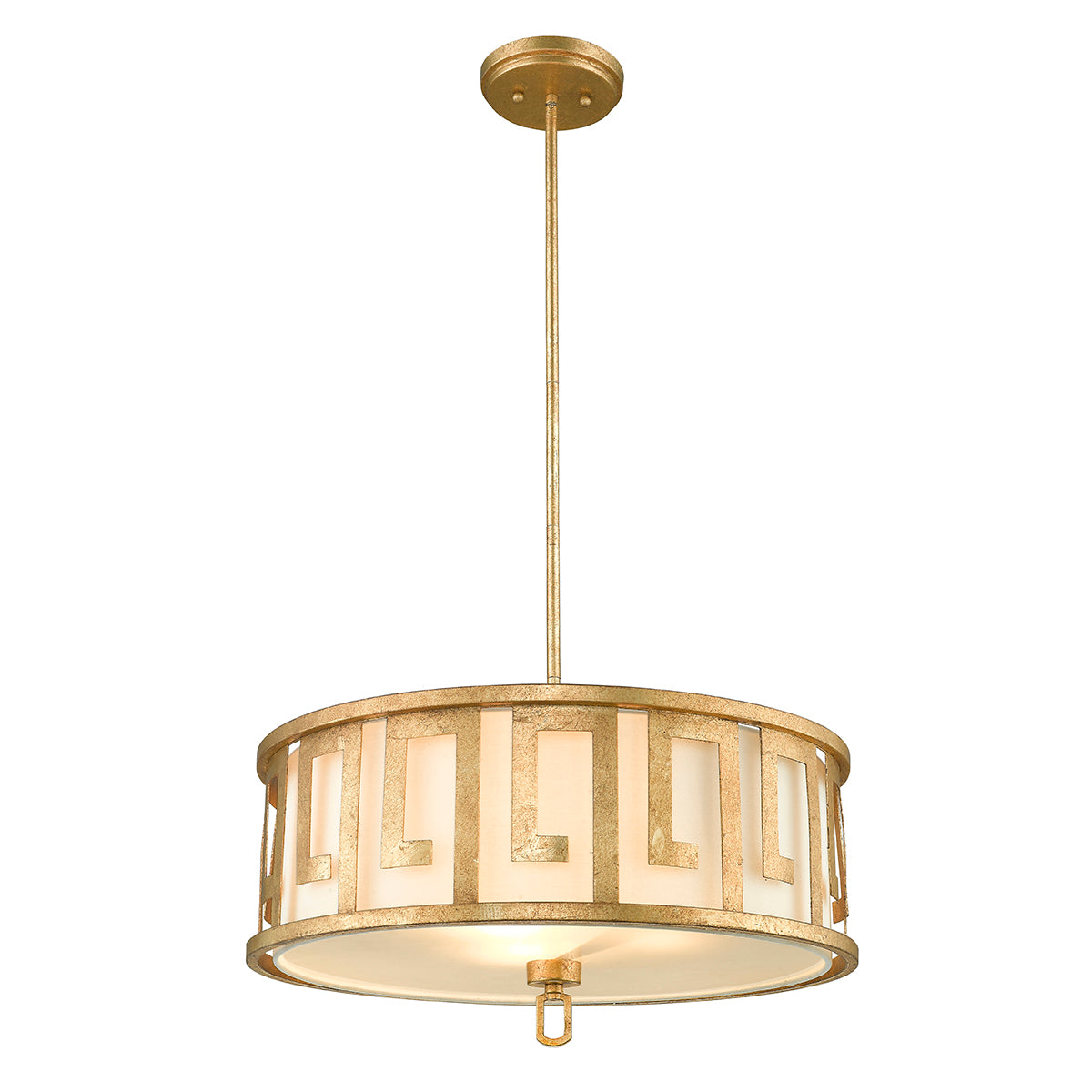 Lemuria 3-Light Adjustable Pendant (Distressed Gold)