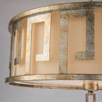 Lemuria 3-Light Adjustable Pendant (Distressed Gold)