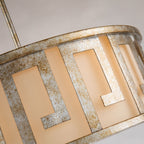 Lemuria 3-Light Adjustable Pendant (Distressed Gold)