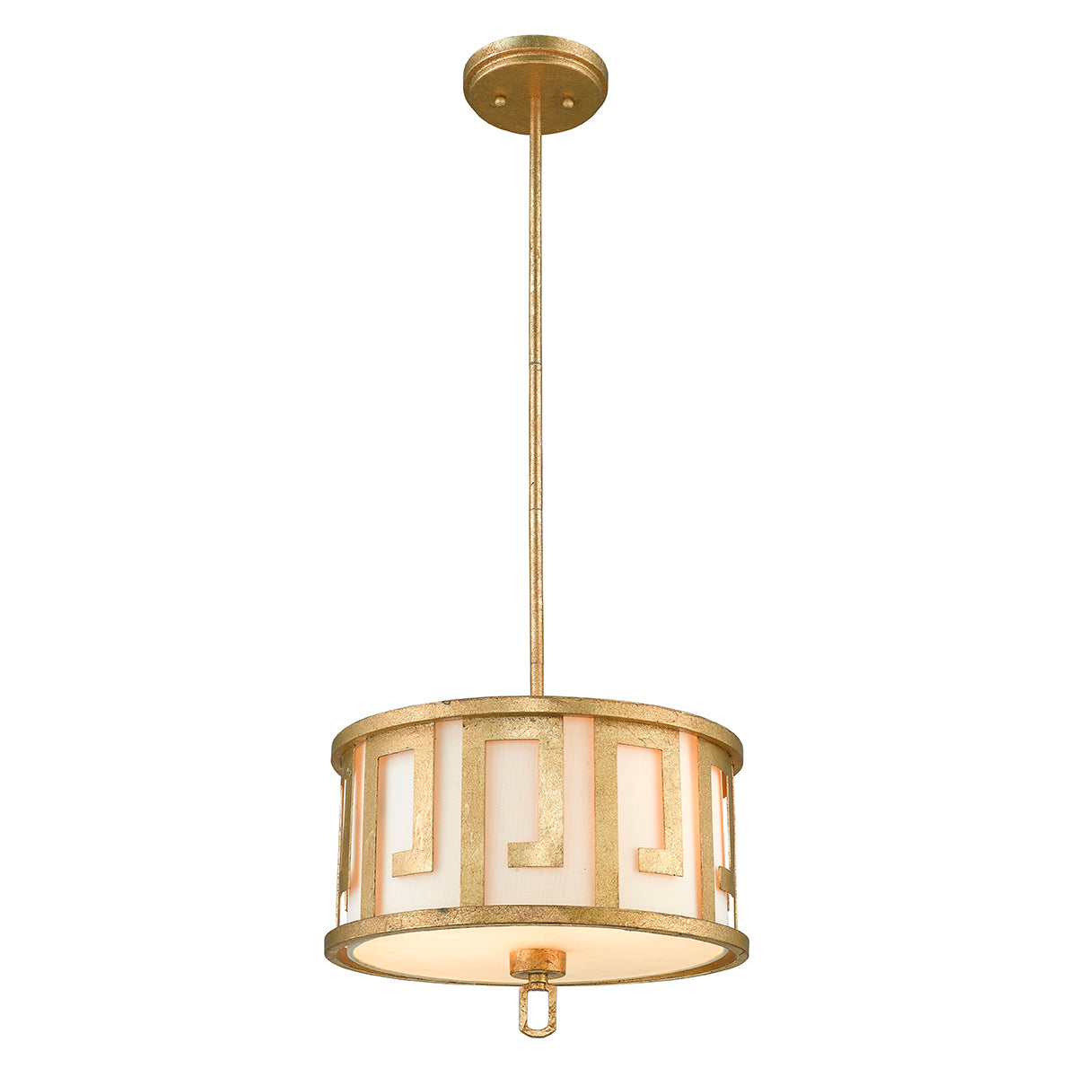 Lemuria 2-Light Adjustable Pendant (Distressed Gold)