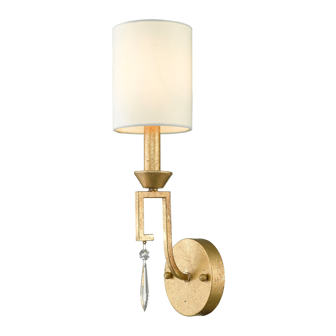 Lemuria 1-Light Wall Sconce (Distressed Gold)