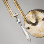 Lemuria 1-Light Wall Sconce (Distressed Gold)
