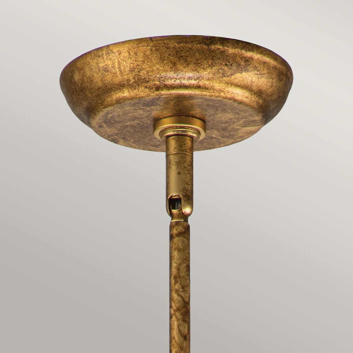 Sun King 1lt Pendant - Gold Leaf