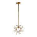 Sun King 1lt Pendant - Gold Leaf