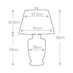 Gold Birds 1 Light Table Lamp
