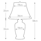 Gold Thistle 1 Light Table Lamp