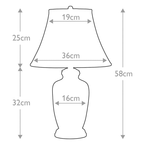 Gold Thistle 1 Light Table Lamp