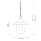 Sandown 1 Light Chain Lantern