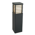 Halmstad Medium Black Bollard Light