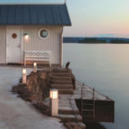 Halmstad Medium Galvanized Bollard Light