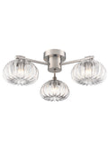 Harvest 3lt Flush Fitting satin nickel