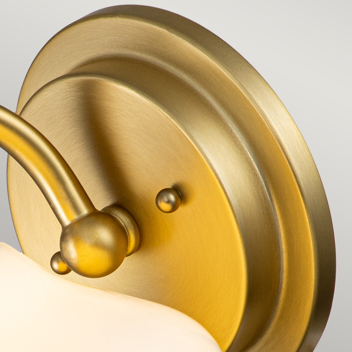 Ainsley 1-Light Bathroom Wall Light (Burnished Brass)
