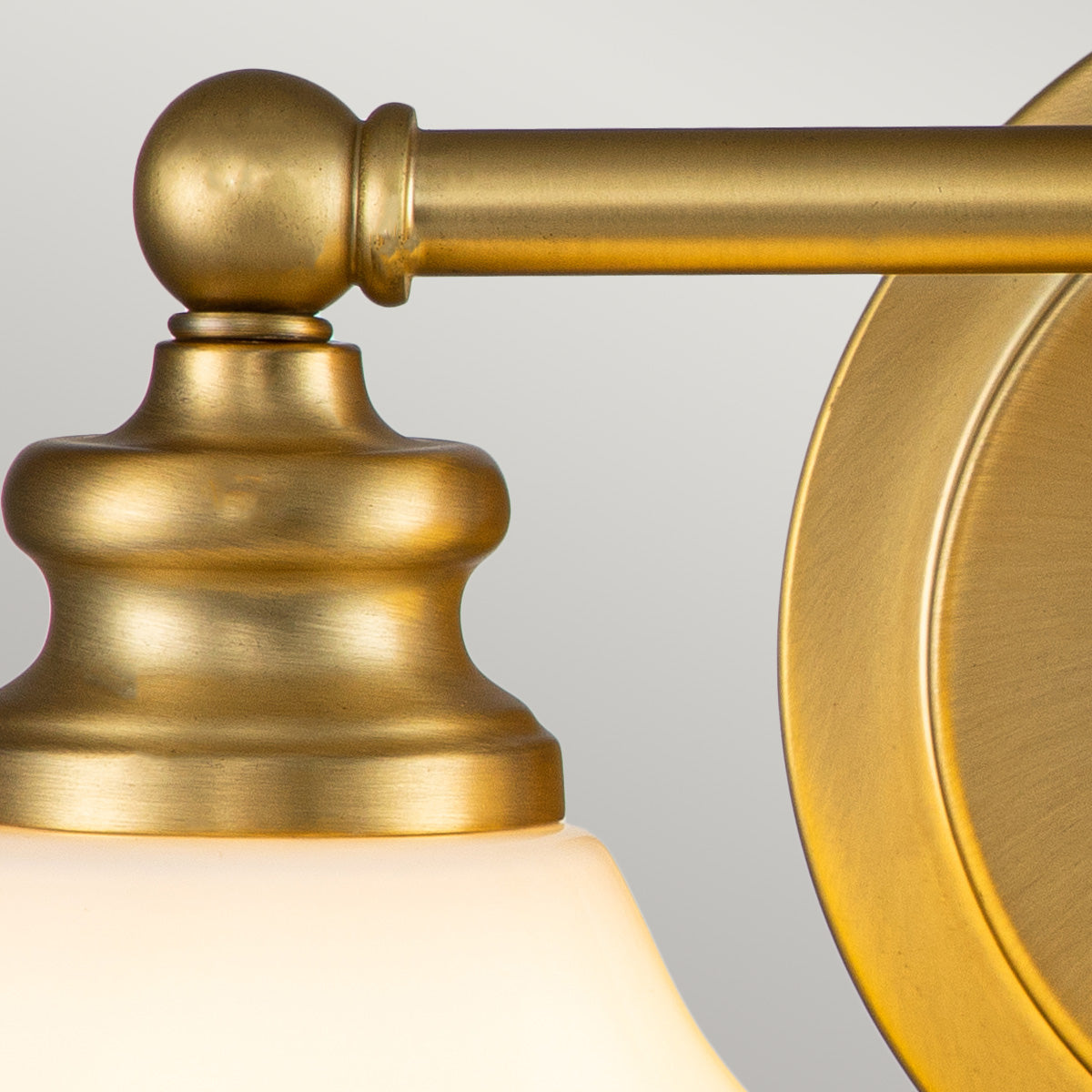 Ainsley 2-Light Bathroom Wall Light (Burnished Brass)