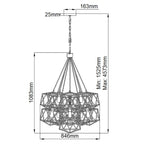 Astrid 11 Light Pendant Cluster
