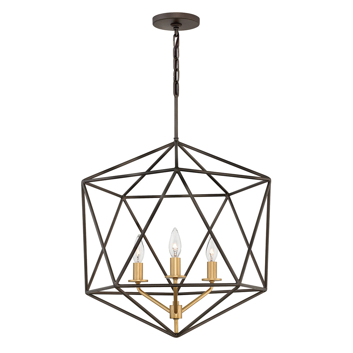 Astrid 3-Light Geometric Pendant (Floating Light)