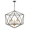 Astrid 5-Light Geometric Pendant (Floating Light - Larger)