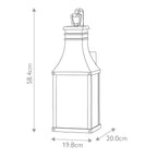 Beacon Hill 2lt Medium Wall Lantern