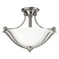 Bolla 2-Light Semi-Flush Mount (Brushed Nickel)