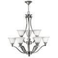 Bolla 9-Light Chandelier (Brushed Nickel)