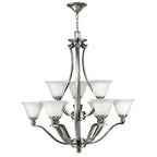 Bolla 9-Light Chandelier (Brushed Nickel)