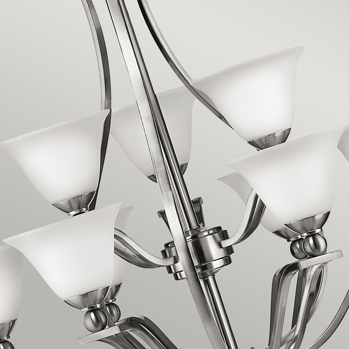 Bolla 9-Light Chandelier (Brushed Nickel)