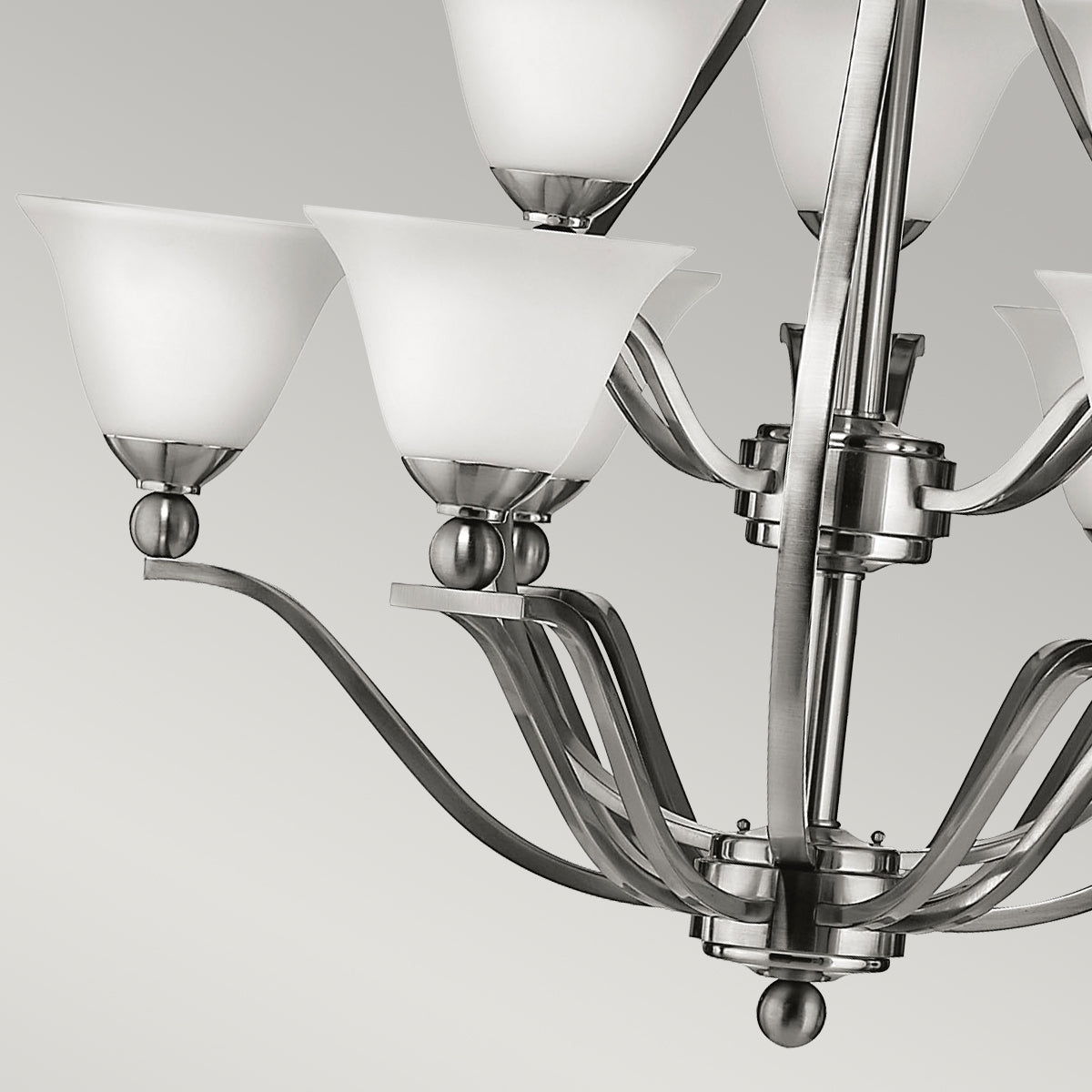 Bolla 9-Light Chandelier (Brushed Nickel)