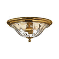 Cambridge 2-Light Flush Mount (Solid Brass)