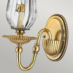 Cambridge 1-Light Wall Sconce (Solid Brass, New England Style)