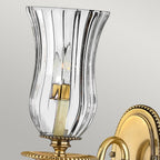 Cambridge 1-Light Wall Sconce (Solid Brass, New England Style)