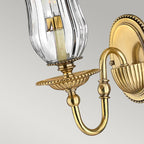 Cambridge 1-Light Wall Sconce (Solid Brass, New England Style)