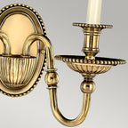 Cambridge 2-Light Wall Light (Solid Brass)