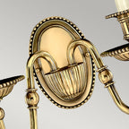 Cambridge 2-Light Wall Light (Solid Brass)