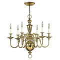 Cambridge 6-Light Chandelier (Solid Brass)