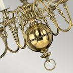Cambridge 6-Light Chandelier (Solid Brass)