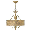 Carabel 3-Light Pendant Chandelier (Brushed Champagne)
