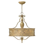 Carabel 3-Light Pendant Chandelier (Brushed Champagne)