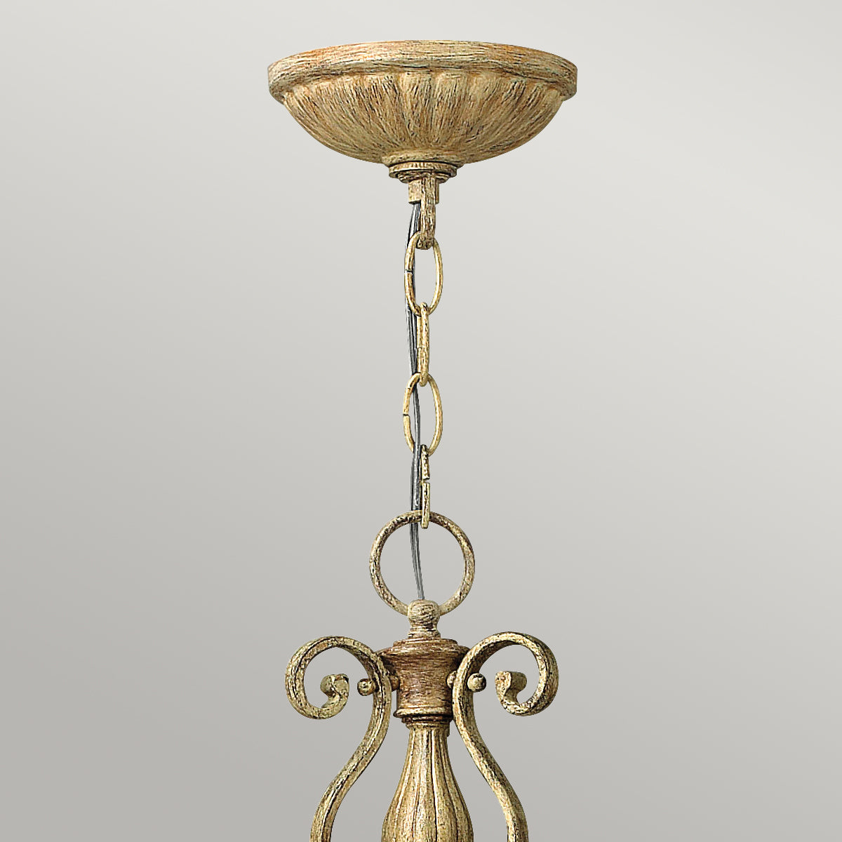 Carabel 3-Light Pendant Chandelier (Brushed Champagne)