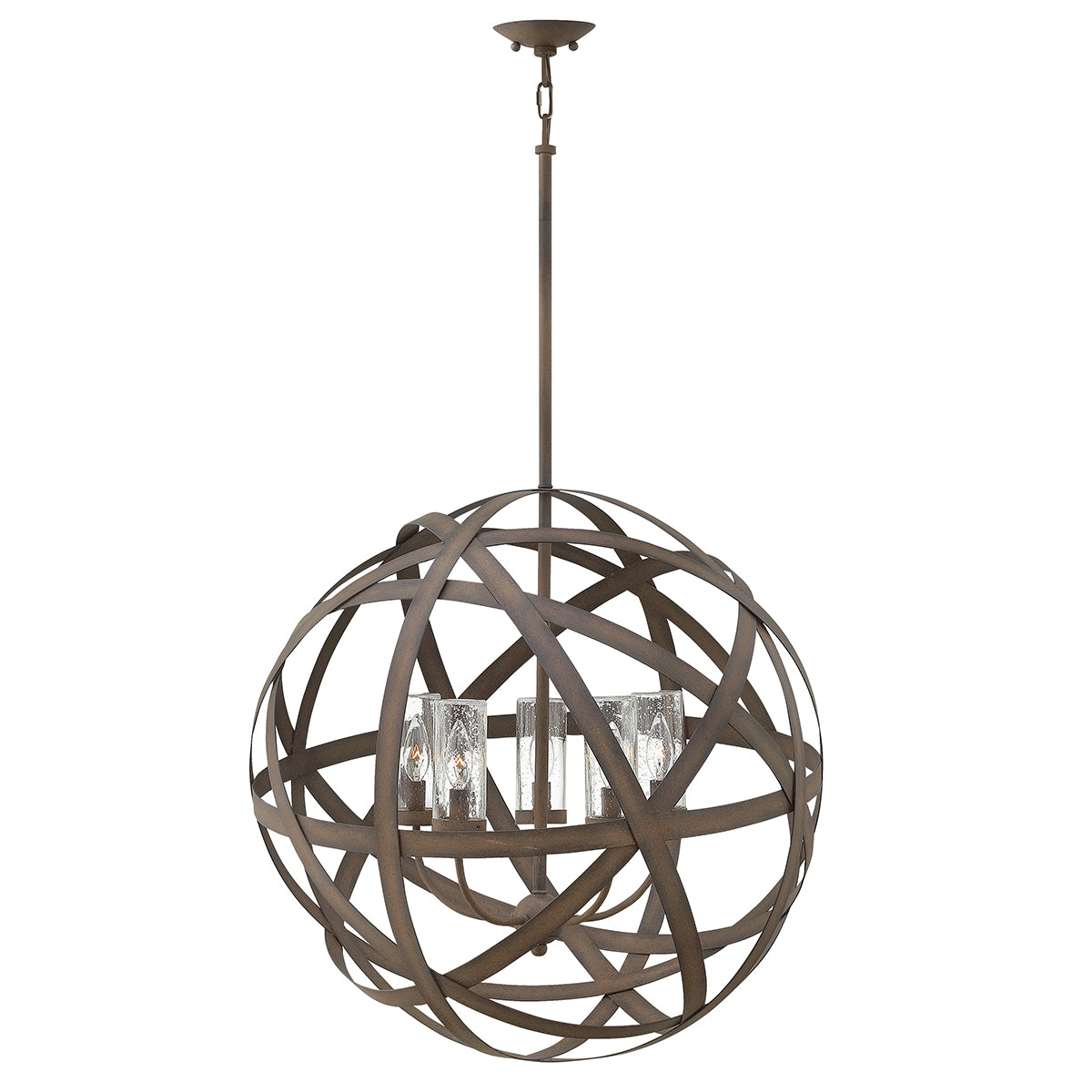 Carson 5-Light Outdoor Chandelier (Vintage Iron)