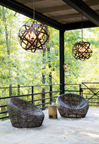 Carson 5-Light Outdoor Chandelier (Vintage Iron)