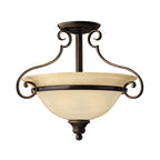 Cello 2-Light Semi-Flush Mount (Antique Bronze)