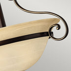 Cello 2-Light Semi-Flush Mount (Antique Bronze)