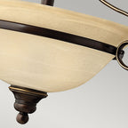 Cello 2-Light Semi-Flush Mount (Antique Bronze)