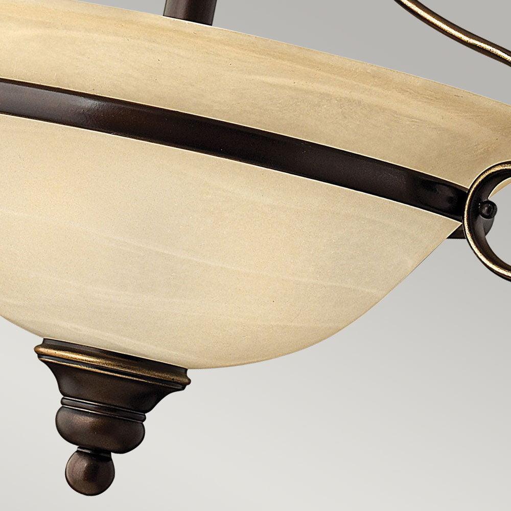 Cello 2-Light Semi-Flush Mount (Antique Bronze)