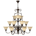 Cello 15-Light Chandelier (Antique Bronze)