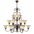 Cello 15-Light Chandelier (Antique Bronze)