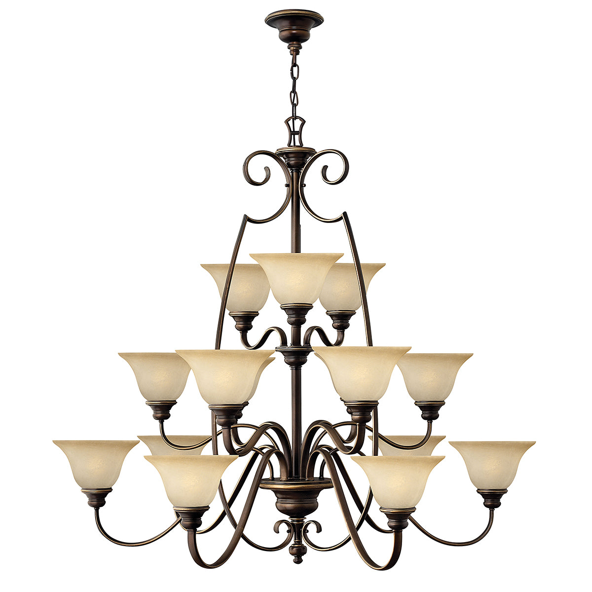 Cello 15-Light Chandelier (Antique Bronze)