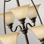 Cello 15-Light Chandelier (Antique Bronze)